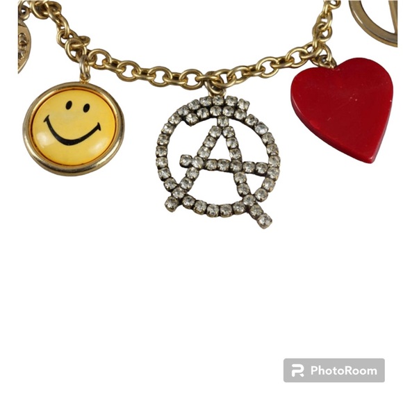 Vintage Iconic Anarchy Moschino chain belt with charms. Must see! - Picture 3 of 5